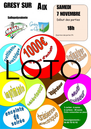 LOTO du CLUB CYCLO