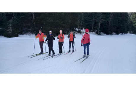 Deuxième séance de ski au Revard
